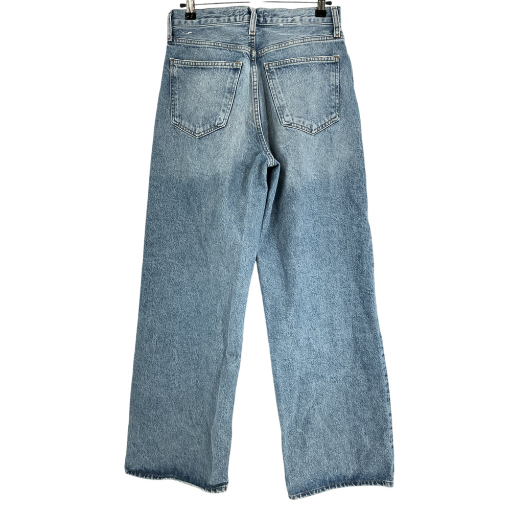 Agolde Relaxed Blue Low Slung Baggy Denim Jeans Size 25 - Picture 3 of 4